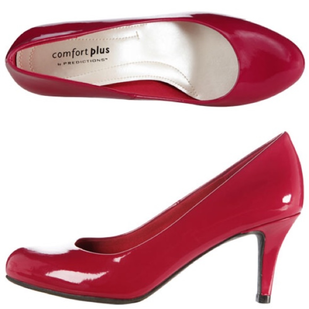 SHINY RED HEELS